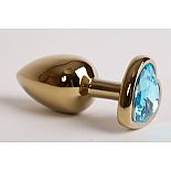 <strong>Анальная пробка золото 7,5 х 2,8 см с сердечком голубой страз размер-S 47194-MM</strong> <br />
<div class="charTableblock"><div><span>Длина, см</span>: 7,5</div><div><span>Диаметр, см</span>: 2,8</div><div><span>Материал</span>: металл</div><div><span>Цвет</span>: другой</div><div><span>Особенности</span>: пробка; ювелирка</div><div><span>Особенности</span>: без вибрации; гладкая</div><div><span>Длина, см</span>: 5-8</div><div><span>Диаметр, см</span>: 2</div><div><span>Цвет кристалла</span>: голубой/синий/фиолетоый</div></div> Анальная пробка золото 7,5 х 2,8 см с сердечком голубой страз размер-S 47194-MM