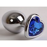 <strong>Пробка металлическая 8х3,5см с сердечком синий страз 47105-1-MM</strong> <br />
<div class="charTableblock"><div><span>Длина, см</span>: 8</div><div><span>Диаметр, см</span>: 3,5</div><div><span>Материал</span>: металл</div><div><span>Цвет</span>: другой</div><div><span>Особенности</span>: пробка; ювелирка</div><div><span>Особенности</span>: без вибрации; гладкая</div><div><span>Длина, см</span>: 5-8</div><div><span>Диаметр, см</span>: 3</div><div><span>Цвет кристалла</span>: голубой/синий/фиолетоый</div></div> Пробка металлическая 8х3,5см с сердечком синий страз 47105-1-MM