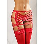 <strong>Пояс для чулок Amorous Rapture garter belt - Lolitta, S/M, Красный</strong> <br />
Необычный бондажный пояс для чулок, выпоненный из переплетающихся лент. <div class="charTableblock"> </div> Пояс для чулок Amorous Rapture garter belt - Lolitta, S/M, Красный
Необычный бондажный пояс для чулок, выпоненный из переплетающихся лент.