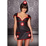 <strong>Костюм сексуальной ночной сиделки</strong> <br />
Секси-платьице медсестры из черного Rubber Look Vinyl с красным кантом. <div class="charTableblock"><div><span>Размер</span>: M (44-46)</div><div><span>Цвет</span>: черный</div><div><span>Производитель</span>: Allure Lingerie, Канада</div></div> Костюм сексуальной ночной сиделки
Секси-платьице медсестры из черного Rubber Look Vinyl с красным кантом.