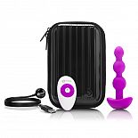  -  2  B-Vibe Triplet Anal Beads FUCHSIA 
  -              .