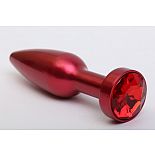 <strong>Большая красная анальная пробка с красным стразом - 11,2 см.</strong> <br />
Металлическая пробка с ограничительным основанием для безопасного использования. <div class="charTableblock"><div><span>Длина, см</span>: 11.20</div><div><span>Диаметр, см</span>: 2.90</div><div><span>Материал</span>: металл</div><div><span>Длина, см</span>: 9-12</div><div><span>Диаметр, см</span>: 2</div></div> Большая красная анальная пробка с красным стразом - 11,2 см.
Металлическая пробка с ограничительным основанием для безопасного использования.