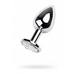 <strong>Серебристая анальная пробка с прозрачным кристаллом - 9,5 см.</strong> <br />
Втулка из медицинской стали классической формы. <div class="charTableblock"><div><span>Длина, см</span>: 9.50</div><div><span>Диаметр, см</span>: 4.00</div><div><span>Материал</span>: металл</div><div><span>Длина, см</span>: 9-12</div><div><span>Диаметр, см</span>: 4</div></div> Серебристая анальная пробка с прозрачным кристаллом - 9,5 см.
Втулка из медицинской стали классической формы.