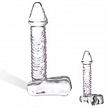 <strong>Дилдо из стекла ANATOMIC GLAS-91</strong> <br />
Фаллоимитатор из прозрачного стекла с рельефными венами на стволе с розовым оттенком. <div class="charTableblock"><div><span>Длина, см</span>: 17</div><div><span>Диаметр, см</span>: 4.5</div><div><span>Материал</span>: стекло</div><div><span>Цвет</span>: прозрачный</div><div><span>Особенности</span>: с мошонкой</div><div><span>Длина, см</span>: 17-20</div><div><span>Диаметр, см</span>: 4</div></div> Дилдо из стекла ANATOMIC GLAS-91
Фаллоимитатор из прозрачного стекла с рельефными венами на стволе с розовым оттенком.