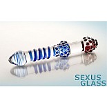 <strong>Двусторониий стеклянный фаллос (Sexus-glass 912020)</strong> <br />
Популярная модель стеклянных игрушек - двойной фаллос с ограничительным основанием по середине. Одна половинка - небольшой прозрачный фаллос с круглой головкой и объемными цветными массажными точками, вторая часть - с гладкой головкой и объемной спиралью. Весь фаллос окрашен вручную, гипоаллергенен и безопасен. <div class="charTableblock"><div><span>Длина, см</span>: 21</div><div><span>Диаметр, см</span>: 3.00</div><div><span>Материал</span>: стекло</div><div><span>Цвет</span>: прозрачный</div><div><span>Особенности</span>: двухголовый; без мошонки</div><div><span>Длина, см</span>: 21-24</div><div><span>Диаметр, см</span>: 3</div><div><span>Производитель</span>: Sexus, Китай</div></div> Двусторониий стеклянный фаллос (Sexus-glass 912020)
Популярная модель стеклянных игрушек - двойной фаллос с ограничительным основанием по середине. Одна половинка - небольшой прозрачный фаллос с круглой головкой и объемными цветными массажными точками, вторая часть - с гладкой головкой и объемной спиралью. Весь фаллос окрашен вручную, гипоаллергенен и безопасен.