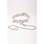 <strong>Ошейник с шипами белый</strong> <br />
Ошейник. <div class="charTableblock"><div><span>Материал</span>: кожа</div><div><span>Цвет</span>: белый</div></div> Ошейник с шипами белый
Ошейник.