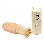 <strong>Удлиняющая насадка на пенис с вибратором</strong> <br />
Удлиняющая насадка на пенис (7 см), из латекса, плотная, оснащена мультискоростным вибратором с выносным пультом управления. <div class="charTableblock"> </div> Удлиняющая насадка на пенис с вибратором
Удлиняющая насадка на пенис (7 см), из латекса, плотная, оснащена мультискоростным вибратором с выносным пультом управления.