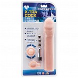 <strong>Супер-реалистичный удлинитель пениса с виброкольцом</strong> <br />
Удлиняющая и утолщающая насадка на пенис из материала Cyberskin, который максимально точно имитирует человеческую кожу. <div class="charTableblock"> </div> Супер-реалистичный удлинитель пениса с виброкольцом
Удлиняющая и утолщающая насадка на пенис из материала Cyberskin, который максимально точно имитирует человеческую кожу.