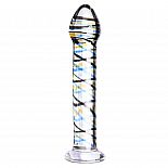 <strong>Фаллоимитатор прозрачный с рисунком GD109</strong> <br />
<div class="charTableblock"><div><span>Длина, см</span>: 16,5</div><div><span>Диаметр, см</span>: 3,4</div><div><span>Материал</span>: стекло</div><div><span>Цвет</span>: прозрачный</div><div><span>Особенности</span>: без мошонки</div><div><span>Длина, см</span>: 13-16</div><div><span>Диаметр, см</span>: 3</div></div> Фаллоимитатор прозрачный с рисунком GD109