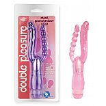 <strong>Двойной фиолетовый вибратор Dual Panetrator</strong> <br />
Прозрачный двойной вибростимулятор предназначен для одновременного анально-вагинального проникновения, состоит из отростка в виде пениса и анальных бус. <br><br>Изготовлен из качественного геля розового цвета. Поверхность гладкая, бесшовная. <div class="charTableblock"> </div> Двойной фиолетовый вибратор Dual Panetrator
Прозрачный двойной вибростимулятор предназначен для одновременного анально-вагинального проникновения, состоит из отростка в виде пениса и анальных бус. <br><br>Изготовлен из качественного геля розового цвета. Поверхность гладкая, бесшовная.