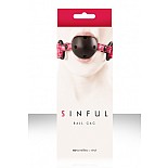 ���� SINFUL BALL GAG ��������� ������� 
������� ����������� ���� � ������������ ������ ��������� �� �������� ������ � �������� ��������. ����� ����� ��������� ��� ������������ �������. ������� ������ 4 ��. ����� ����� ������ 63 ��, ������ 2,5 ��. ����: �������. ��������: �����, ABS.  �������������: NSNovelties, ���.