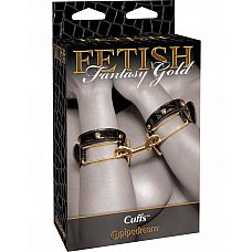  Fetish Fantasy Gold Cuffs    
