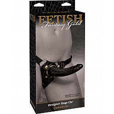 <strong>Страпон женский Fetish Fantasy Gold Designer Strap-On черный с золотом</strong> <br />
<div class="charTableblock"><div><span>Длина, см</span>: 18</div><div><span>Диаметр, см</span>: 4.5</div><div><span>Длина, см</span>: 17-20</div><div><span>Диаметр, см</span>: 4</div><div><span>Материал</span>: ПВХ (PVC)</div><div><span>Цвет</span>: черный</div><div><span>Особенности</span>: комплект; harness</div></div> Страпон женский Fetish Fantasy Gold Designer Strap-On черный с золотом