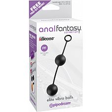 <strong>Анальные шарики ELITE VIBRO BALLS со смещенным центром тяжести черные</strong> <br />
<div class="charTableblock"><div><span>Длина, см</span>: 13,25</div><div><span>Диаметр, см</span>: 3.75</div><div><span>Материал</span>: силикон</div><div><span>Цвет</span>: черный</div><div><span>Особенности</span>: шарики</div><div><span>Длина, см</span>: 13-16</div><div><span>Диаметр, см</span>: 3</div></div> Анальные шарики ELITE VIBRO BALLS со смещенным центром тяжести черные