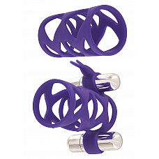  DOUBLE TICKLER SLEEVE SET PURPLE 10251TJ 
             .