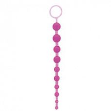 <strong>Лиловая анальная цепочка - 26,6 см.</strong> <br />
Унисекс. Один Размер подходит всем. Удобное кольцо для удержания игрушки в руке.<div class="charTableblock"><div><span>Длина, см</span>: 26.70</div><div><span>Диаметр, см</span>: 2.50</div><div><span>Материал</span>: ПВХ (PVC)</div><div><span>Длина, см</span>: 25 и более</div><div><span>Диаметр, см</span>: 2</div></div> Лиловая анальная цепочка - 26,6 см.
Унисекс. Один Размер подходит всем. Удобное кольцо для удержания игрушки в руке.