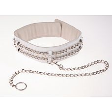 <strong>Белый кожаный ошейник с цепочкой-поводком </strong> <br />
Изготовлен из натуральной кожи с велюровой подкладкой.<div class="charTableblock"><div><span>Материал</span>: кожа</div><div><span>Цвет</span>: белый</div><div><span>Производитель</span>: Sitabella, Россия</div></div> Белый кожаный ошейник с цепочкой-поводком
Изготовлен из натуральной кожи с велюровой подкладкой.