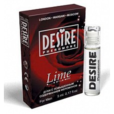 <strong>Мужские духи с феромонами DESIRE LIME 1 в коробочке 5 мл.</strong> <br />
Мужские духи с очень легкой нотой запаха.Натуральная свежесть цитрусовых подходит для энергичных мужчин. <br><br>Духи с экономичным шариковым аппликатором. Не содержат спирта. <br><br>Модные запахи и феромоны сделают вас еще более привлекательным для противоположного пола.<br> Аналог: DKNY Be delicious<div class="charTableblock"> </div> Мужские духи с феромонами DESIRE LIME 1 в коробочке 5 мл.
Мужские духи с очень легкой нотой запаха.Натуральная свежесть цитрусовых подходит для энергичных мужчин. <br><br>Духи с экономичным шариковым аппликатором. Не содержат спирта. <br><br>Модные запахи и феромоны сделают вас еще более привлекательным для противоположного пола.<br> Аналог: DKNY Be delicious