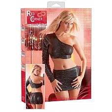 <strong>Чарующий комплект: топ с одним рукавом и юбочка с плиссировкой</strong> <br />
Комплект, содержащий асимметричный топ с рукавом на одно плечо и мини юбка.<div class="charTableblock"><div><span>Размер</span>: S (42-44)</div><div><span>Цвет</span>: другой</div><div><span>Производитель</span>: Orion, Германия</div><div><span>В наличии</span>: S, серый</div></div> Чарующий комплект: топ с одним рукавом и юбочка с плиссировкой
Комплект, содержащий асимметричный топ с рукавом на одно плечо и мини юбка.