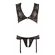 <strong>Чарующий кружевной комплект: топ и трусики-стринг с пажами</strong> <br />
Чарующий кружевной комплект: топ и трусики-стринг с пажами.<div class="charTableblock"> </div> Чарующий кружевной комплект: топ и трусики-стринг с пажами
Чарующий кружевной комплект: топ и трусики-стринг с пажами.