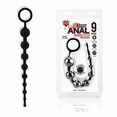 <strong>Анальные бусы из ультрабархатистого силикона 9 шариков</strong> <br />
Самый лучший мягкий и упругий материал для анальных игрушек - силикон.<div class="charTableblock"><div><span>Длина, см</span>: 30</div><div><span>Диаметр, см</span>: 3</div><div><span>Материал</span>: силикон</div><div><span>Цвет</span>: черный</div><div><span>Особенности</span>: цепочки, бусы</div><div><span>Особенности</span>: без вибрации</div><div><span>Длина, см</span>: 25 и более</div><div><span>Диаметр, см</span>: 3</div></div> Анальные бусы из ультрабархатистого силикона 9 шариков
Самый лучший мягкий и упругий материал для анальных игрушек - силикон.