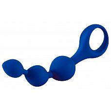 <strong>Синяя анальная цепочка Love Beads - 14 см.</strong> <br />
3 силиконовых анальных шарика разного диаметра на цепочке.<div class="charTableblock"><div><span>Длина, см</span>: 14</div><div><span>Диаметр, см</span>: 2.9</div><div><span>Материал</span>: силикон</div><div><span>Цвет</span>: другой</div><div><span>Особенности</span>: цепочки, бусы</div><div><span>Особенности</span>: без вибрации</div><div><span>Длина, см</span>: 13-16</div><div><span>Диаметр, см</span>: 2</div></div> Синяя анальная цепочка Love Beads - 14 см.
3 силиконовых анальных шарика разного диаметра на цепочке.