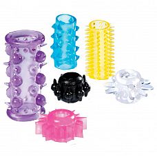 <strong>Набор насадок и эрекционных колец VIBRANT ADORNMENT SLEEVE KIT</strong> <br />
Набор насадок и эрекционных колец VIBRANT ADORNMENT SLEEVE KIT.<div class="charTableblock"><div><span>Материал</span>: TPE / TPR</div><div><span>Диаметр, см</span>: 3.00</div><div><span>Диаметр, см</span>: 3</div><div><span>Производитель</span>: NMC, Канада</div></div> Набор насадок и эрекционных колец VIBRANT ADORNMENT SLEEVE KIT
Набор насадок и эрекционных колец VIBRANT ADORNMENT SLEEVE KIT.