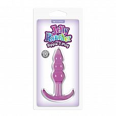    Jelly Rancher T-Plug Ripple Purple - 10,9 . 
  Jelly Rancher T-Plug Ripple Purple   .