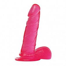   JELLY DILDO REAL RAPTURE PINK 6,5  - 16,5 . 
  JELLY DILDO REAL RAPTURE PINK 6,5".