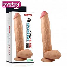 <strong>Большой реалистичный фаллоимитатор на присоске - 28 см.</strong> <br />
Большой реалистичный фаллоимитатор на присоске. Ярко выраженный рельеф.<div class="charTableblock"><div><span>Длина, см</span>: 28</div><div><span>Диаметр, см</span>: 5.6</div><div><span>Материал</span>: ПВХ (PVC)</div><div><span>Цвет</span>: телесный</div><div><span>Особенности</span>: на присоске; с мошонкой</div><div><span>Длина, см</span>: 25 и более</div><div><span>Диаметр, см</span>: 5</div><div><span>Производитель</span>: Lovetoy, Китай</div></div> Большой реалистичный фаллоимитатор на присоске - 28 см.
Большой реалистичный фаллоимитатор на присоске. Ярко выраженный рельеф.