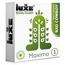 <strong>Презерватив Luxe Maxima WHITE Злой Ковбой - 1 шт.</strong> <br />
Спорим, вашей паре понравится секс втроём: вас двое и «Злой ковбой»? Презерватив, радующий не только глаз разноцветными шипами, подарит девушке действительно сильные ощущения во время близости.<div class="charTableblock"><div><span>Производитель</span>: Luxe, Китай</div></div> Презерватив Luxe Maxima WHITE Злой Ковбой - 1 шт.
Спорим, вашей паре понравится секс втроём: вас двое и «Злой ковбой»? Презерватив, радующий не только глаз разноцветными шипами, подарит девушке действительно сильные ощущения во время близости.
