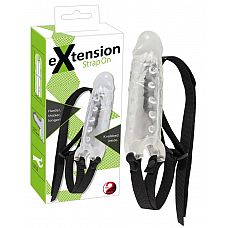 <strong>Насадка-страпон Extension с ремешками для фиксации</strong> <br />
Насадка-страпон Extension с ремешками для фиксации.<div class="charTableblock"><div><span>Материал</span>: TPE / TPR</div><div><span>Диаметр, см</span>: 4.90</div><div><span>Диаметр, см</span>: 4</div><div><span>Производитель</span>: Orion, Германия</div></div> Насадка-страпон Extension с ремешками для фиксации
Насадка-страпон Extension с ремешками для фиксации.