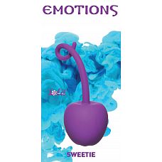 <strong>Фиолетовый стимулятор-вишенка со смещенным центром тяжести Emotions Sweetie</strong> <br />
Интимный аксессуар Sweetie со смещенным центром тяжести изготовлен из силикона и выполнен в форме вишенки, что позволяет использовать его как для укрепления вагинальных мышц, так и в качестве анального стимулятора.<div class="charTableblock"><div><span>Материал</span>: силикон</div><div><span>Диаметр, см</span>: 3.70</div><div><span>Диаметр, см</span>: 3</div><div><span>Производитель</span>: Lola toys, Китай</div></div> Фиолетовый стимулятор-вишенка со смещенным центром тяжести Emotions Sweetie
Интимный аксессуар Sweetie со смещенным центром тяжести изготовлен из силикона и выполнен в форме вишенки, что позволяет использовать его как для укрепления вагинальных мышц, так и в качестве анального стимулятора.