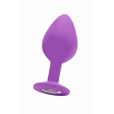 �������� ������ OUCH! Large Diamond Butt Plug Purple SH-OU182PUR 
