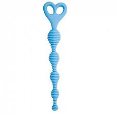 <strong>Голубая анальная цепочка с рёбрышками Climax Anal Silicone Stripes - 20,3 см.</strong> <br />
Анальная ёлочка с двумя кольцами для удобного извлечения.<div class="charTableblock"><div><span>Длина, см</span>: 20.30</div><div><span>Диаметр, см</span>: 3.05</div><div><span>Материал</span>: силикон</div><div><span>Длина, см</span>: 17-20</div><div><span>Диаметр, см</span>: 3</div></div> Голубая анальная цепочка с рёбрышками Climax Anal Silicone Stripes - 20,3 см.
Анальная ёлочка с двумя кольцами для удобного извлечения.