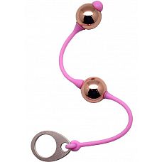 <strong>Золотистые шарики Golden Balls на розовом силиконовом шнурке</strong> <br />
Почувствуйте провокационное прикосновение Golden Balls, глубину и трепет! Они чувственно перемещаются внутри, работая с Вашим телом, улучшая мышечный тонус и повышая интенсивность оргазма.<div class="charTableblock"><div><span>Материал</span>: металл</div><div><span>Диаметр, см</span>: 2.30</div><div><span>Диаметр, см</span>: 2</div><div><span>Производитель</span>: Rocks-Off, Великобритания</div></div> Золотистые шарики Golden Balls на розовом силиконовом шнурке
Почувствуйте провокационное прикосновение Golden Balls, глубину и трепет! Они чувственно перемещаются внутри, работая с Вашим телом, улучшая мышечный тонус и повышая интенсивность оргазма.