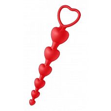 <strong>Красные анальные бусы Sweet Heart Silicone Anal Beads - 18,4 см.</strong> <br />
Анальные бусы с бусинами с виде сердечек Sweet Heart от производителяPFrisky! Рабочая длина 15,2 см.<div class="charTableblock"><div><span>Длина, см</span>: 18.40</div><div><span>Диаметр, см</span>: 3.00</div><div><span>Материал</span>: силикон</div><div><span>Длина, см</span>: 17-20</div><div><span>Диаметр, см</span>: 3</div></div> Красные анальные бусы Sweet Heart Silicone Anal Beads - 18,4 см.
Анальные бусы с бусинами с виде сердечек Sweet Heart от производителяPFrisky! Рабочая длина 15,2 см.