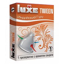 <strong>Презерватив Luxe Tween Индийский гуру с ароматом сандала - 1 шт.</strong> <br />
Универсальный презерватив, обладающий одновременно высокой эластичностью и прочностью, что делает использование максимально безопасным.<div class="charTableblock"><div><span>Производитель</span>: Luxe, Китай</div></div> Презерватив Luxe Tween Индийский гуру с ароматом сандала - 1 шт.
Универсальный презерватив, обладающий одновременно высокой эластичностью и прочностью, что делает использование максимально безопасным.