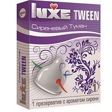 <strong>Презерватив Luxe Tween Сиреневый туман с ароматом сирени - 1 шт.</strong> <br />
Универсальный презерватив, обладающий одновременно высокой эластичностью и прочностью, что делает использование максимально безопасным.<div class="charTableblock"><div><span>Производитель</span>: Luxe, Китай</div></div> Презерватив Luxe Tween Сиреневый туман с ароматом сирени - 1 шт.
Универсальный презерватив, обладающий одновременно высокой эластичностью и прочностью, что делает использование максимально безопасным.