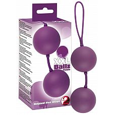 <strong>Фиолетовые вагинальные шарики XXL Balls</strong> <br />
Фиолетовые вагинальные шарики XXL Balls с силиконовой петлёй.<div class="charTableblock"><div><span>Материал</span>: пластик</div><div><span>Диаметр, см</span>: 5.00</div><div><span>Диаметр, см</span>: 5</div><div><span>Производитель</span>: Orion, Германия</div></div> Фиолетовые вагинальные шарики XXL Balls
Фиолетовые вагинальные шарики XXL Balls с силиконовой петлёй.