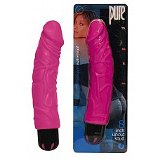 <strong>Многоскоростной розовый вибратор (Dream toys 50529)</strong> <br />
Большой вибратор, выполненный в виде реалистичного по форме фаллоса.
<br>Ярко-розовый цвет и классическая вибрация создают атмосферу сексуальной игры.
<br>Легкий рельеф поверхности придает ощущениям естественность.
<br>Нежные складочки ласкают чувственные точки, а чётко очерченная головка приятно касается G-точки.
<br>Вибрация плавно настраивается в основании игрушки. <div class="charTableblock"><div><span>Материал</span>: TPE / TPR</div><div><span>Длина, см</span>: 20.30</div><div><span>Диаметр, см</span>: 4.50</div><div><span>Длина, см</span>: 17-20</div><div><span>Диаметр, см</span>: 4</div><div><span>Производитель</span>: Seven Creations, Китай</div></div> Многоскоростной розовый вибратор (Dream toys 50529)
Большой вибратор, выполненный в виде реалистичного по форме фаллоса.
<br>Ярко-розовый цвет и классическая вибрация создают атмосферу сексуальной игры.
<br>Легкий рельеф поверхности придает ощущениям естественность.
<br>Нежные складочки ласкают чувственные точки, а чётко очерченная головка приятно касается G-точки.
<br>Вибрация плавно настраивается в основании игрушки.