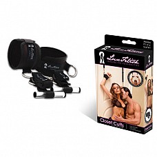 <strong>Черные фиксаторы с креплением к двери LF1324</strong> <br />
Черные наручники из мягкого поролона, Размер регулируется на липучках.<div class="charTableblock"><div><span>Материал</span>: текстиль</div><div><span>Цвет</span>: черный</div><div><span>Производитель</span>: Lux Fetish, США</div></div> Черные фиксаторы с креплением к двери LF1324
Черные наручники из мягкого поролона, Размер регулируется на липучках.