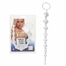 <strong>Платиновые анальные бусы Extreme 1199-05 CD SE</strong> <br />
Если Ваша партнерша не любит блеск золота и холодный цвет серебра - есть вариант - платина! Анальные бусы с максимальным диаметром бусинок до 2,5 см на гибком стержне помогут попробовать новое вместе с партнером! Красивая игрушка, которая отлично подходит для новичков из-за небольшого диаметра и и большой длины, чтобы позволит подобрать нужную степень введения цепочки.<div class="charTableblock"><div><span>Длина, см</span>: 26</div><div><span>Диаметр, см</span>: 2.5</div><div><span>Материал</span>: ПВХ (PVC)</div><div><span>Цвет</span>: прозрачный</div><div><span>Особенности</span>: цепочки, бусы</div><div><span>Длина, см</span>: 25 и более</div><div><span>Диаметр, см</span>: 2</div></div> Платиновые анальные бусы Extreme 1199-05 CD SE
Если Ваша партнерша не любит блеск золота и холодный цвет серебра - есть вариант - платина! Анальные бусы с максимальным диаметром бусинок до 2,5 см на гибком стержне помогут попробовать новое вместе с партнером! Красивая игрушка, которая отлично подходит для новичков из-за небольшого диаметра и и большой длины, чтобы позволит подобрать нужную степень введения цепочки.