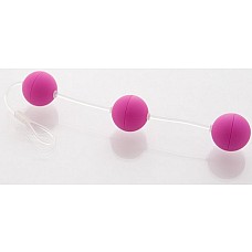 <strong>Цепочка из 3-х фиолетовых шариков</strong> <br />
Анальные шарики 19,5см фиолет.<div class="charTableblock"><div><span>Длина, см</span>: 19.5</div><div><span>Диаметр, см</span>: 2.5</div><div><span>Материал</span>: пластик</div><div><span>Цвет</span>: другой</div><div><span>Особенности</span>: шарики</div><div><span>Длина, см</span>: 17-20</div><div><span>Диаметр, см</span>: 2</div></div> Цепочка из 3-х фиолетовых шариков
Анальные шарики 19,5см фиолет.