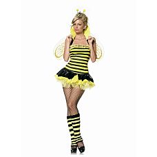 <strong>Костюм "Королева пчел", XS</strong> <br />
Сексуальный костюм "Королева пчел": приталенное полостатое платьице с воротничком и пышной юбкой, крылья, корона с усиками и пушистые гетры.<div class="charTableblock"> </div> Костюм "Королева пчел", XS
Сексуальный костюм "Королева пчел": приталенное полостатое платьице с воротничком и пышной юбкой, крылья, корона с усиками и пушистые гетры.