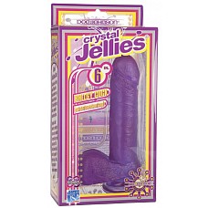 <strong>Фаллос фиолетовый CRYSTAL JELLIES 6in</strong> <br />
Прозрачный фаллос на присоске, что позволит Вам закреплять его на любых плоских поверхностях. Упругий фаллоимитатор с мошонкой, хорошо текстурированной головкой и большим диаметром. Длина фаллоса от присоски 18 см, диаметр 4,5 см. Попробуйте мармеладное наслаждение!
<div class="charTableblock"><div><span>Производитель</span>: Doc Johnson, США</div></div> Фаллос фиолетовый CRYSTAL JELLIES 6in
Прозрачный фаллос на присоске, что позволит Вам закреплять его на любых плоских поверхностях. Упругий фаллоимитатор с мошонкой, хорошо текстурированной головкой и большим диаметром. Длина фаллоса от присоски 18 см, диаметр 4,5 см. Попробуйте мармеладное наслаждение!