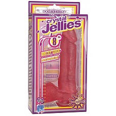 <strong>Розовый фаллос на присоске CRYSTAL JELLIES</strong> <br />
Этот реалистичный фаллос, такой сладкий на вид, поможет вам испытать действительно яркие ощущения от вагинальной стимуляции. <br><br>
Закрепив его при помощи присоски на жёсткой поверхности, вы сможете полностью отдаться древнему, как мир, ритму. <br><br>
Чувственные толчки, нежное заполнение лона, свобода движений… Да, есть от чего впасть в секс-исступление!
<div class="charTableblock"><div><span>Длина, см</span>: 20.5</div><div><span>Диаметр, см</span>: 4.5</div><div><span>Материал</span>: ПВХ (PVC)</div><div><span>Цвет</span>: красный/розовый</div><div><span>Особенности</span>: на присоске; с мошонкой</div><div><span>Длина, см</span>: 17-20</div><div><span>Диаметр, см</span>: 4</div><div><span>Производитель</span>: Doc Johnson, США</div></div> Розовый фаллос на присоске CRYSTAL JELLIES
Этот реалистичный фаллос, такой сладкий на вид, поможет вам испытать действительно яркие ощущения от вагинальной стимуляции. <br><br>
Закрепив его при помощи присоски на жёсткой поверхности, вы сможете полностью отдаться древнему, как мир, ритму. <br><br>
Чувственные толчки, нежное заполнение лона, свобода движений… Да, есть от чего впасть в секс-исступление!