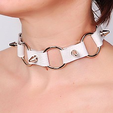 <strong>Ошейник кожаный белый с кольцами шириной 20мм с с шипами длиной 12мм 3110-3</strong> <br />
Изготовлен из натуральной кожи белого цвета.<div class="charTableblock"><div><span>Материал</span>: кожа</div><div><span>Цвет</span>: белый</div></div> Ошейник кожаный белый с кольцами шириной 20мм с с шипами длиной 12мм 3110-3
Изготовлен из натуральной кожи белого цвета.