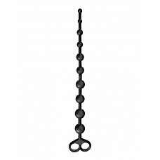 <strong>Анальные бусы из силикона</strong> <br />
Анальная цепочка весьма внушительной длины.
<br><br>Благодаря миниатюрному кончику массажер подойдет даже тем, кто не имеет большого опыта в анальной стимуляции.
<br>Игрушка представляет собой череду рельефных бусин, соединенных между собой жесткой сцепкой и постепенно увеличивающихся от начала к основанию.
<br>Удобное кольцо-держатель позволит полностью контролировать глубину проникновения.
<br>Массажер идеально подходит как для мужчин, так и для женщин.<div class="charTableblock"><div><span>Длина, см</span>: 33.60</div><div><span>Диаметр, см</span>: 2.50</div><div><span>Материал</span>: силикон</div><div><span>Цвет</span>: черный</div><div><span>Особенности</span>: цепочки, бусы</div><div><span>Длина, см</span>: 25 и более</div><div><span>Диаметр, см</span>: 2</div></div> Анальные бусы из силикона
Анальная цепочка весьма внушительной длины.
<br><br>Благодаря миниатюрному кончику массажер подойдет даже тем, кто не имеет большого опыта в анальной стимуляции.
<br>Игрушка представляет собой череду рельефных бусин, соединенных между собой жесткой сцепкой и постепенно увеличивающихся от начала к основанию.
<br>Удобное кольцо-держатель позволит полностью контролировать глубину проникновения.
<br>Массажер идеально подходит как для мужчин, так и для женщин.