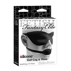 Fetish Fantasy Elite ���� Ball Gag & Mask 1,5" ������ 
����� ����� � ���� Elite Gag �� �������� ������� �����. ������� ����������� ������� �� ���� ����������� �����. ����: ������. ��������: Silicone. ������: One size. �������������: Pipedream, ���.